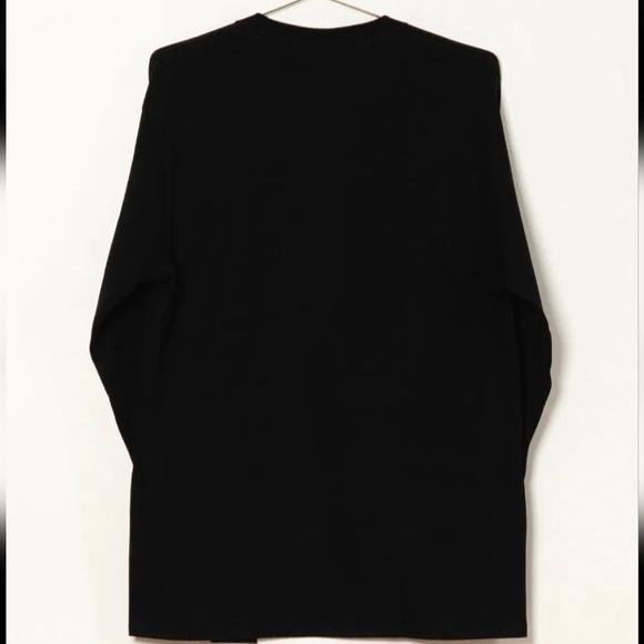 NWT Men's HUF X PLAYBOY BUNNY LONG SLEEVE SHIRT BLACK Limited Edition - Picture 2 of 4